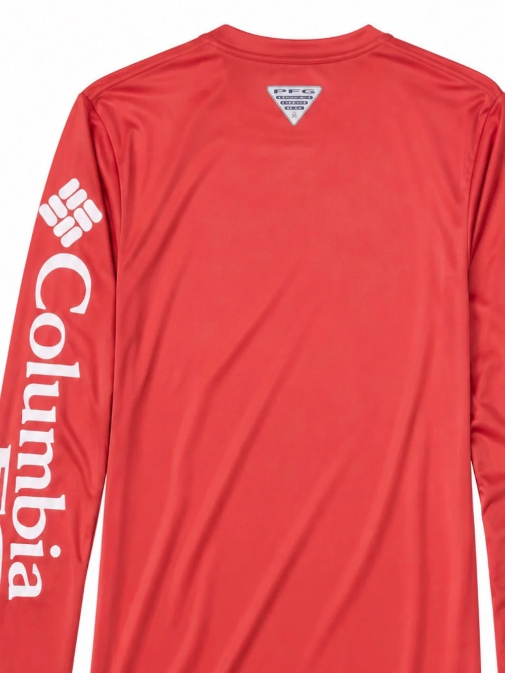 📌Columbia Girls Omni Shade Shirt Size 10/12 M  Mango Long Sleeve Sun Protection